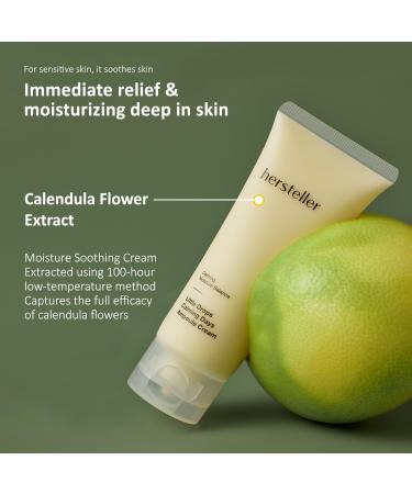 Little Drops Calming Days Ampoule Cream 100ml - Soothing Vegan Face Moisturizer with Calendula Extract | Korean Skincare - Buy Online on GoSupps.com