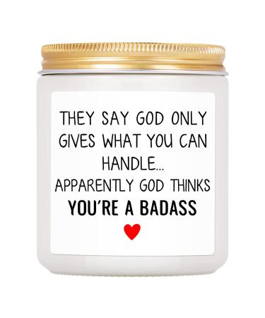 Get Well Soon Gifts for Women Men - Breast Cancer Gifts for Women - Get Well Surgery Recovery Recovery Gifts for Women Men Friends - Encouragement Gifts for Women 7oz Scented Candle