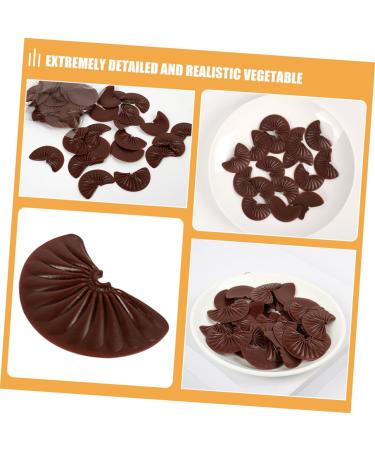 HEMOTON 24pcs Imitation Chocolate Chips Interesting Fake Chocolate Multi-function Fake Chocolate Simulated Decorative Chocolate Decor Chocolate Models Material Food Play Pvc 3.50X2.50X0.20CM 1 - Buy Online on GoSupps.com