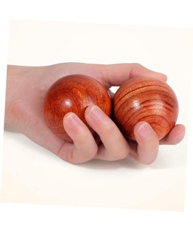 Solustre 4-Piece Solid Wood Massage Ball Set - Deep Tissue & Hand/Foot Massage Device for Relaxation & Fitness - Buy Online on GoSupps.com