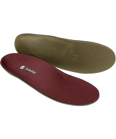 SoleAid Performance Insole 3.0 - Full Length Orthotic Insert for Firm Arch Support & Shock Absorbing Cushion - Ideal for Daily Comfort (Women 11-11.5 / Men 9-9.5) - Shop Internationally - Buy Online on GoSupps.com