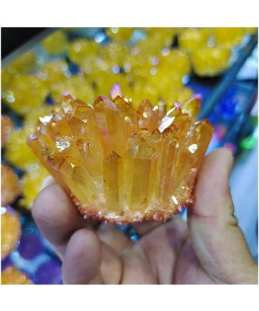 Natural Crystal Electroplate Cluster Stone RawCrystals Rock Specimen Home Decor Gifts Crystal Cluster - Buy Online on GoSupps.com