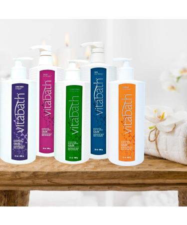Vitabath Plus Moisturizing Shower Gel for Dry Skin - 32 oz Jasmine - Hydrating Body Cleanser with Replenishing Oils - Buy Online on GoSupps.com