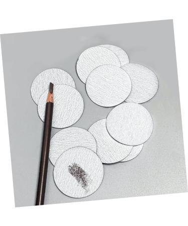 HONITANO 20Pcs Drawing Pencil Sharpener Eyeliner Pencil Eyebrow Pencil Manual Pencil Sharpener Eyebrow Sharpener Art Sandpaper Eyebrow Pencil Sharpener Sand Paper Silver - Buy Online on GoSupps.com