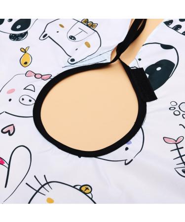 Minkissy Children's Cartoon Haircut Cap - Waterproof Salon Apron & Eat Bib - Fun & Stylish Kids Hairdresser Accessories - Buy Online on GoSupps.com