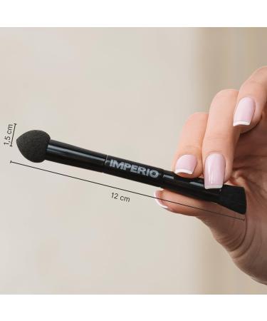 IMPERIO 2-in-1 root powder brush for precise application and blending of root powder on the hairline and for recreating individual hair strands - Buy Online on GoSupps.com