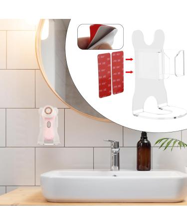 Beautyflier Electric Face Scrubber Holder - Compatible with Clarisonic Mia 2 | Clear Acrylic Brush Holder for Deep Cleansing & Massaging - Buy Online on GoSupps.com