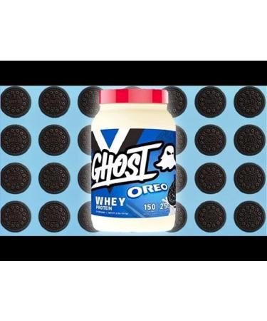 Ghost Whey Protein - 2.2lbs 1014g 26 Servings per Tub Gluten Free Soy Free 100 percent Whey Protein Blend with Natural Digestive Enzymes 25+ Grams of Protein (OREO) 1.01 kg (Pack of 1) - Buy Online on GoSupps.com