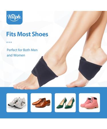 Buy Hilph Copper Foot Vault Bandages for Plantar Fasciitis & Heel Spur Relief | Compression Midfoot Gel Bandages - 1 Pair - Buy Online on GoSupps.com
