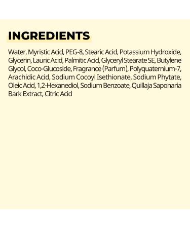 numbuzin No.2 Cleansing Foam | Deep Clean Fresh Cream Cleanser | Foam Cleanser Gentle Exfoliation Deep Cleansing Natural Ingredients | Blackheads Excess Oil Dead Skin Cells | 4.05 fl. oz. - Buy Online on GoSupps.com