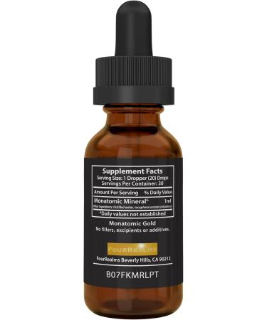 Ormus Monoatomic Gold Rich in Pure M-State Minerals & White Powder Gold - Pure 24k Gold -Trace Mineral Solution 1 oz - Buy Online on GoSupps.com