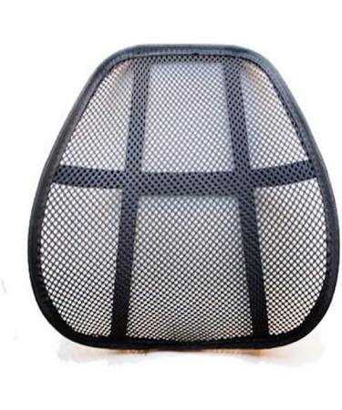 1pc Multi- Backrest pad Mesh Lumbar Support System Cushion| Black Durable Processed - Buy Online on GoSupps.com