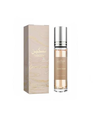 Eau de Toilette for Women Caramel Roller Ball Perfume Natural Fresh Eau de Toilette Portable Long Lasting Scent 1.7 oz