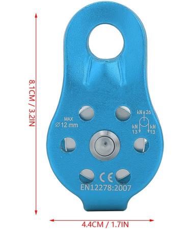Sanon 26 KN Aluminum Alloy Double Strap Disc Cable - Rescue Outdoor Climbing Equipment for Mountaineering & Aircraft Blue - Buy Online on GoSupps.com