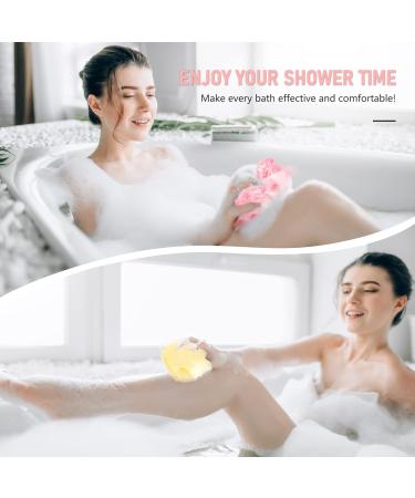 UNWUI 3 Pcs African Exfoliating Net 31.5 Inch Long Body African Net Sponge Exfoliating Washcloth Towels Body Back Scrubber for Daily Shower Bathing Exfoliating (Light Color) - Buy Online on GoSupps.com