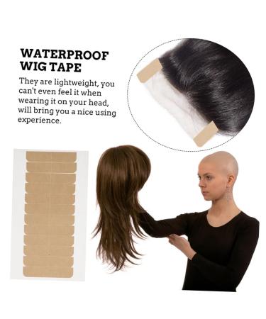 Housoutil 6 Sheets Double-sided Tape Wigs Tapes Replacement Scalp Tape Lace Front Wig Tape Hair Extension Tape Hair Extensions Tapes Tape for Wigs Adhesive Double Sided Suite - Buy Online on GoSupps.com