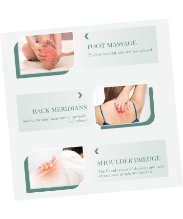 Healeved 2-in-1 Jade Face Scraping & Trigger Point Board Portable Massage Devices & Tools for Ultimate Relaxation - Buy Online on GoSupps.com