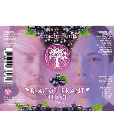  Ancient Purity Black currant seed oil 50 ml - Buy Online on GoSupps.com