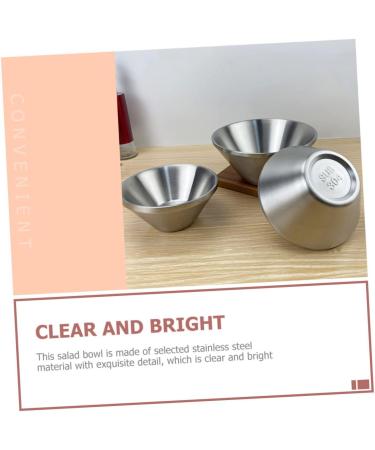 Alipis Style Metal Silver Sauce Steel Pudding Bucket Candy Korean Household Soup Cream Stainless Kitchen 13X6.5X6CM Silver - Buy Online on GoSupps.com