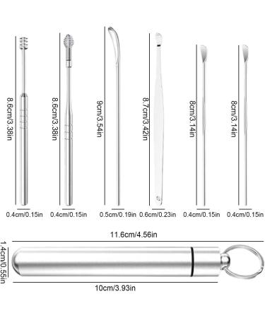 Cleaning Ears Wax Ear Wax Cleaners Ear Pick Earwax Removal Kit Ear Cleansing Tool Set Ear Curette Ear Wax Remover Tool with Cleaning Brush Pisole - Buy Online on GoSupps.com