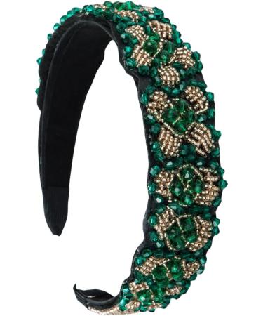 scicent Headbands for Women's Hair Fashion Hair Bands for Party Baroque Head Band Vintage Crystal Hairband Wide Hair Accessories for Ladies Elegant Head Hoop for Daily Wearing - 26019 - Buy Online on GoSupps.com