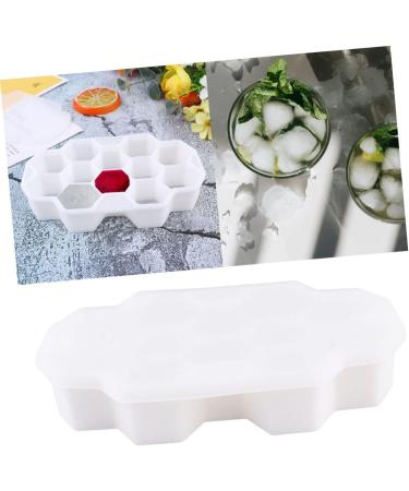 Zerodeko 2pcs 12 Silicone Molds Silicone Ice Cube Trays with Lid Cat Mug 12 Grids Ice Mold Ice Cubes Ice Box 13X9 CM White - Buy Online on GoSupps.com