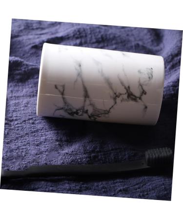 Goohochy Mouthwear Cup - Multi-Purpose Toothbrush & Teaspoon Holder | Stylish Ceramic Bathroom Storage for Ceramics Lovers - Buy Online on GoSupps.com