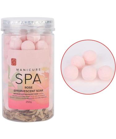 Rose Nail Manicure SPA Effervescent Soak Ball - Remove Dead Skin, Moisturize, and Soften Cuticles for a Perfect Manicure - Buy Online on GoSupps.com