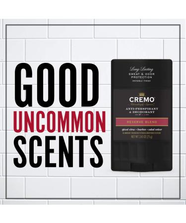 Cremo Anti-Perspirant & Deodorant No.13 Reserve Blend | 2.65 oz | Long-Lasting Protection - Buy Online on GoSupps.com