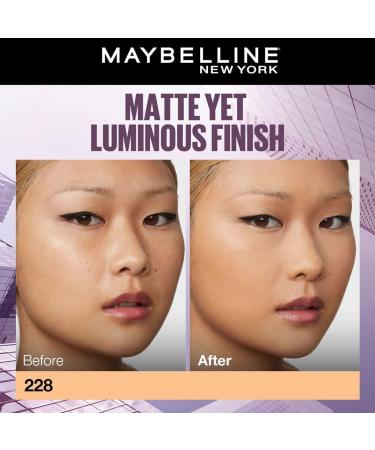 M-aybelline New York Super Stay Lumi Matte Liquid Foundation 30 HR Long Lasting yet Lightweight 228 35ml - Buy Online on GoSupps.com