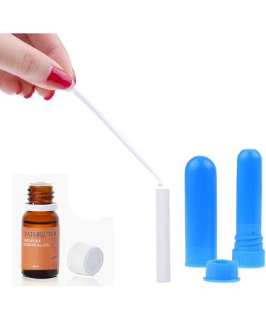 Zison 120 PCS Essential Oil Aromatherapy Nasal Inhaler Tubes with 130 Unscented Wicks and Accessories - Buy Online on GoSupps.com