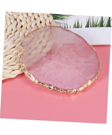Gogogmee Nail Gel Nail Rest Stand Resin Nail Round Cosmetic Painting Palette Makeup Palette Make up Nail Set Pink Medium - Buy Online on GoSupps.com
