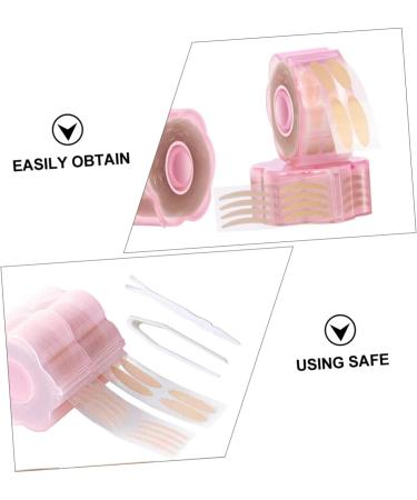 Ipetboom 1 Set Double Eyelid Sticker Clear Tape Eye Lid Lifters Tape Eyelid Sticker Tape Makeup Tools Traceless Eyelid Tape Double Eyelid Fiber Beautiful Eyes Beauty Stickers Pink - Buy Online on GoSupps.com