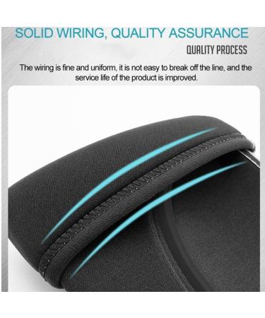 7MM Neoprene Leg Sleeve Knee Pads for Weightlifting - Compression Support for Men & Women | Medium Size - Buy Online on GoSupps.com