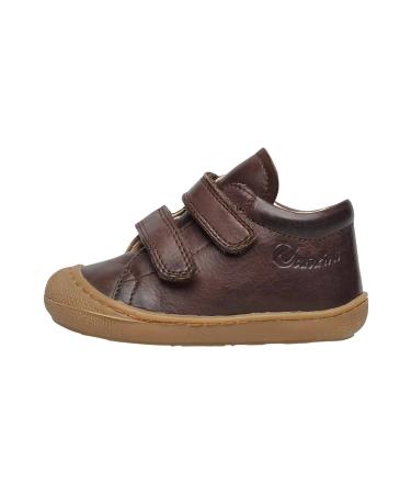 Naturino Cocoon VL-Leather First-Steps Shoes 4 UK Brown