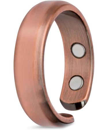 Smarter Lifestyle Copper Magnetic Therapy Ring - Pain Relief for Arthritis & Carpal Tunnel Syndrome (2-Pack) - Size 10 - Buy Online on GoSupps.com