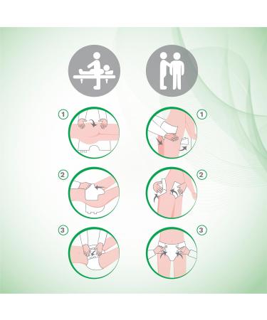 Absorbeo Maxi Diapers - 15 Pieces for Severe Bladder Weakness | Ultimate Comfort & Protection | Unisex Size M | Anti-Odour & Breathable - Buy Online on GoSupps.com