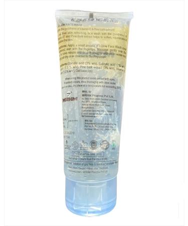 Glow Face Wash - Skin Rejuvenating Formula for All Skin Types (Men & Women) | 100ml | Shop Internationally - Buy Online on GoSupps.com