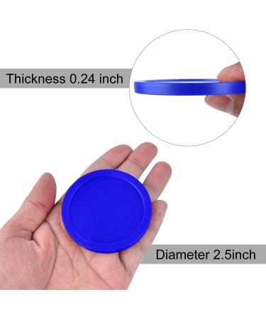 Coopay Air Hockey Pushers and Thicker Pucks - 4 Striker 4 Puck Pack - Replacement Accessories in Red, Black, Blue, Green - Buy Online on GoSupps.com