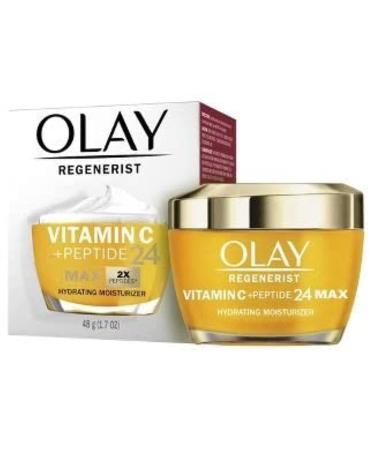 Olay Regenerist Vitamin C + Peptide MAX Hydrating Moisturizer - Skin Brightening & Hydrating Formula - Buy Online on GoSupps.com