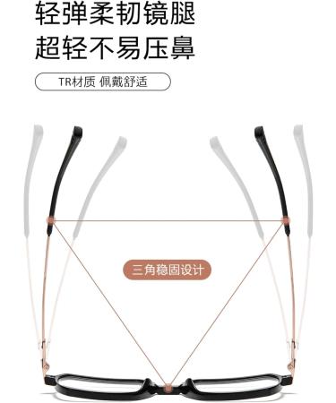 Metal Temples TR90 Blue Light Blocking Glasses - UV Protection for Men & Women - Stylish Computer & Reading Frames (52mm - Buy Online on GoSupps.com