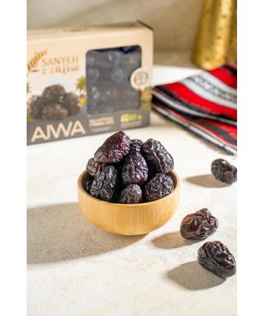 Dattes Ajwa Sanyeh Premium 500g Dattes noires tendres d Arabie Saoudite go t sucr naturel riches en fibres sans sucre ajout 100% naturelles - Buy Online on GoSupps.com