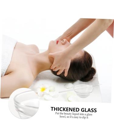 SOESFOUFU Beauty Facial Tools Applicator Face Brushes up Skin Care Kits Beauty Kit Glass Mud Bowls Facemask Mixing Tool Make Mixing Bowl The Brush The Face - Buy Online on GoSupps.com