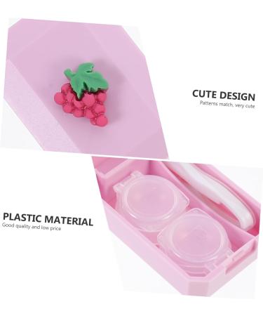 Buy Homsfou 8-Piece Glass Contact Lens Case Set - Travel-Friendly Eye Care Holder for Colored Lenses - Buy Online on GoSupps.com