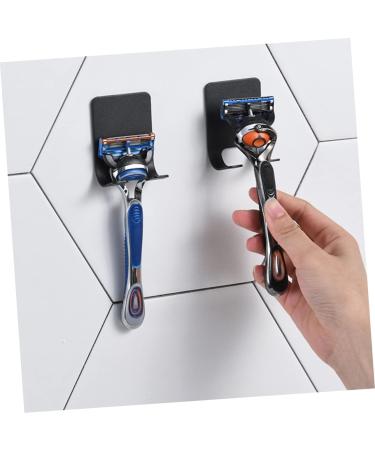 Zerodeko 4-Piece Razor Hook Set | Shower Hook & Mobile Phone Holder | Stainless Steel Storage Solution for Shaver & Toothbrush | International Shipping Available - Buy Online on GoSupps.com