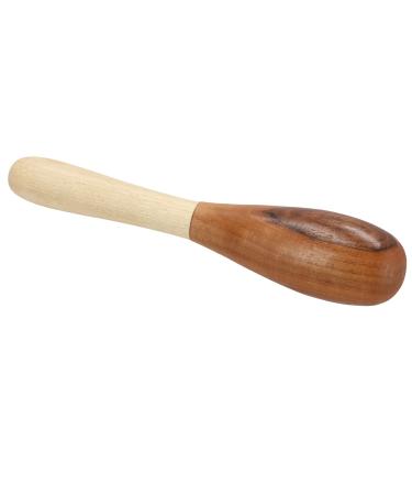 Lantelme XL massage stick wooden relaxation for women and men back shoulder neck massager walnut wood 8721