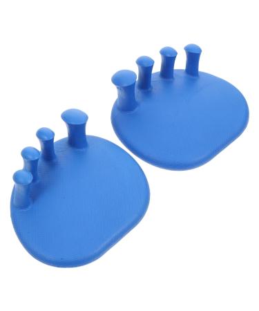 Healvian 1 Pair Arch Trainer Sports Accessories Thumb Spica Splint Toe Separator Toe Correctors Bunion Cushions Foot Bone Foot Toe Straightener Toe Exerciser Correction 11X10X6CM Blue