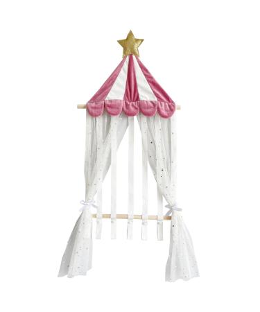 Hairpin Organizer for Girls Hanging Hairpin Holder to Organize Hair Accessories Claw Hairpin Clothes Rack for Home Decor Fashion Hair Accessories Storage Wall Decoration (Powder)