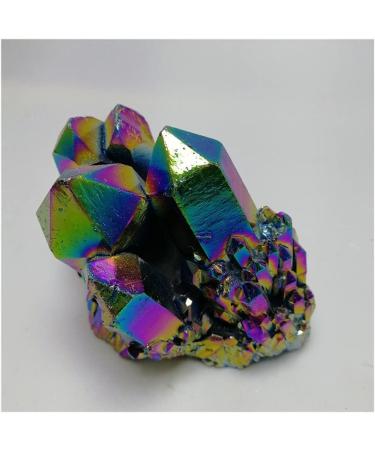 Natural Crystal Rough Crystal Natural Quartz Cluster Crystal Electroplating Aura Rainbow Crystal Cluster Stone Gift (Size : 50g) - Buy Online on GoSupps.com