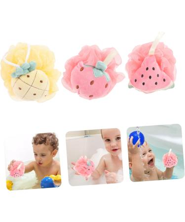 Buy Healeved 3pcs Children's Bath Ball Set | Loofah Shower Scrubbers for Skin Cleaning | International Shipping Available - Buy Online on GoSupps.com